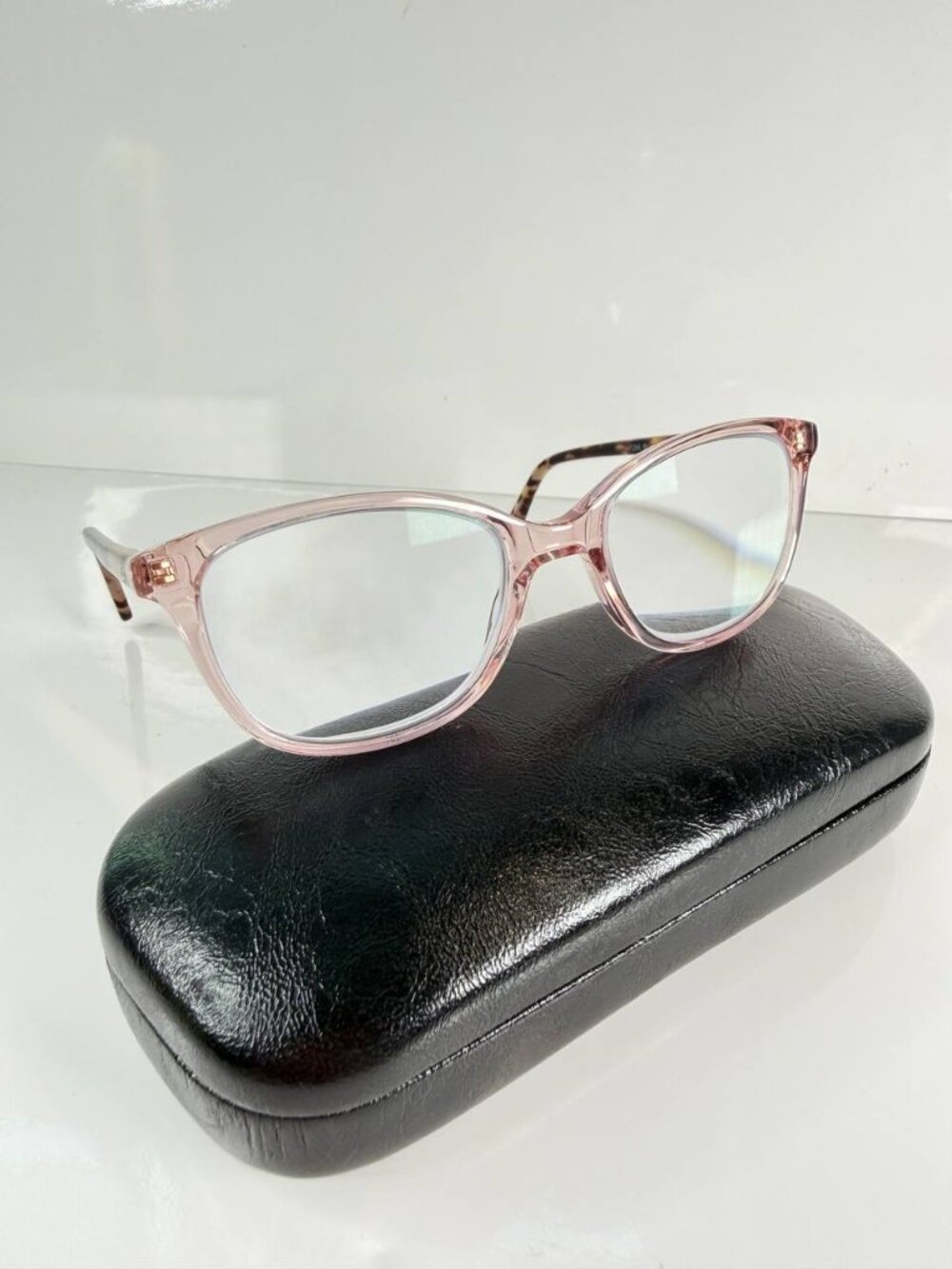 Float Milan KP266 Eyeglasses Blush Crystal Tortoise 48-17-130 Womenโs Frame